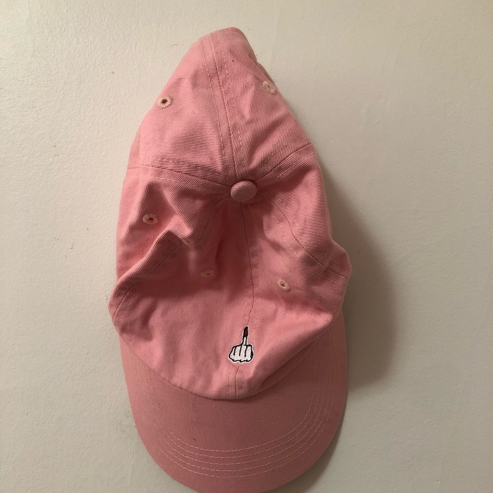 Middle Finger Pink Cap zumiez